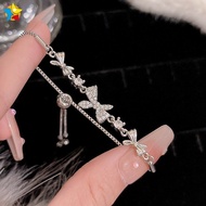 Simple Y2K Zircon Bowknot Bracelet Fashion Accessories For Women S008