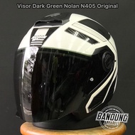 Nolan original Nolan Half Face Motorcycle Helmet Visor N40-5 N405 Dark Green