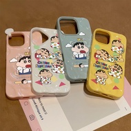 Case Compatible with iphone 17 Pro Max Crayon Shin-chan Berkata Halo 12 13 14 11 Pro Max Casing xr x
