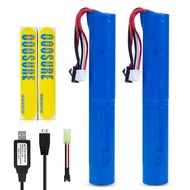 2 pcs 7.4V Batteries 2000mAh for SRB1200 SRB400 SRB400-SUB MP5K M4 M110 for Hobby Remote App Control