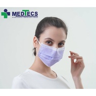 face mask 3ply [MEDTECS] Purple N88 Surgical Face Mask 3Ply FDA Approved ASTM Level 1 / Type IIR