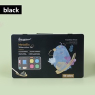 Rex TT 60 colors solid paint cake set Available DIY drawing stationery set for kids watercolor paint