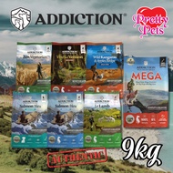 Addiction Grain Free Adult/Puppy Dog Food 9kg (Salmon Bleu, Le Lamb, Kangaroo, Venison, Vege)
