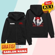 BabyMonster Ahyeon Kids Zipper Hoodie Jacket Boys & Girls Zipper Jacket/ Custom BabyMonster Ahyeon N