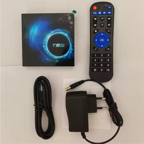 Original T95 Android 10 TV Box Bluetooth 5.0 2.4G & 5G Wifi 128GB ROM 3D Video 6K Quad Core Set Top 