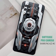HP Latest SAMSUNG A22 4G Case - SAMSUNG A22 4G - SAMSUNG A22 4G Softcase - Pro Camera Softcase - Cas
