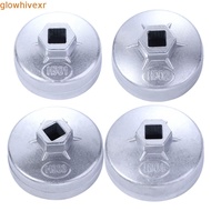 GLOWHIVE Oil Filter Wrench High quality Cap-Type Square Drive 65Mm 67Mm 74Mm End Cap Wrench Tool