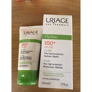 Uriage EAU Thermale Hyséac Fluide SPF50+ Sunscreen - For Oily Skin, Acne Skin - Premium French Cosmetics