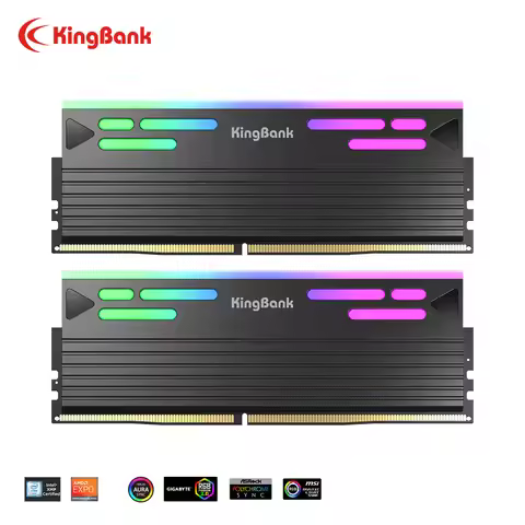 KingBank SoarBlade KFRB DDR5 RGB Series Ram 6000MHz 24GBx2 CL28 1.45V Gaming Desktop Memory Overcloc