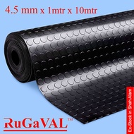 Round Stud Mat I Size:4.5mm(Thick)x1mtr(Width)x10mtr(L) I Airport Mat I Rubber Floor Mat I Ready Sto