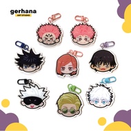Jujutsu Kaisen Anime Chibi Acrylic Keychain | Gojo Nanami Yuji Nobara Megumi Sukuna Toji