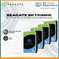 SEAGATE SKYHAWK 1TB / 2TB / 4TB / 6TB 3.5" SATA SURVEILLANCE HARD DRIVE (HDD)