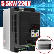5.5KW 3 Phase Input VFD Frequency Inverter Triphase Output Motor Speed Control Drive Converter 220V 