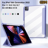 For iPad 7th 8th 9th Generation 10.2 Air 4 Air 5 10.9 Case iPad 10th 10.9 2022 iPad Pro 11 Case iPad Mini 6 Mini4 Mini5 Case iPad 5th 6th 9.7 Cover With Pencil Holder Cases