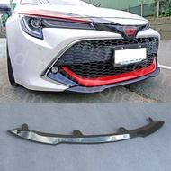FOR 2019-2023 Toyota Corolla Auris E210 5DR Hatchback Front Bumper Lip Gloss Black real carbon fiber