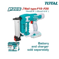 F15 - F35 nail gun uses 20V Total TCBNLI3505 battery (1 4ah battery, charger)