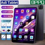 [รองรับการเก็บเงินปลายทาง] แท็บเล็ต OPP0 Galaxy Tabใหม่ 10.1 นิ้ว 12GB + 512GB Android 10.1 นิ้วแท็บเล็ตเต็มหน้าจอหน้าจอขนาดใหญ่Wifi 5G Dual SIMการ์ดแท็บเล็ตสำหรับเด็ก