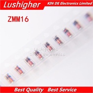 100PCS ZMM16 LL34 ZMM16V LL-34 0.5W Zener Diode 16V 1206 Cylinders