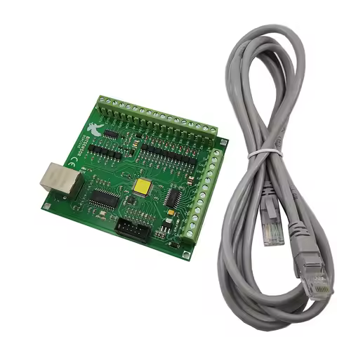 Mach3 4-axis 5-axis CNC motion control card Milling machine Engraving machine Controller Ethernet in