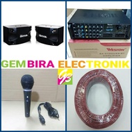 Paket Karaoke weston sa3700 bluetooth Speaker BMB original audio
