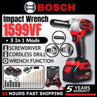 Bosch 3 IN 1 Cordless Impact Wrench 3890VF Cordless Drill Impact Driver Screwdriver Wrench Impact Gerudi Tanpa Wayar