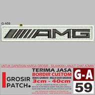 G-A59 AMG - WHOLESALE LOGO EMBROIDERY PATCH /TESTIMONI REVIEW PATCH