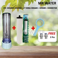 CTC 5000 Super Slim CTC Ceramic Water Filter Housing * MADE IN TAIWAN * FREE Connector