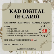 Kad Kahwin Digital Murah | Kad Kahwin Murah | Video Kad Kahwin | E-Card Wedding Invitation | Invitat