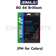 Yonex BG66 Ultimax / BG66 Force / BG66 Brilliant Badminton String - 1 Pcs - 100% Original