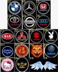 Lampu LED Pintu Mobil LOGO BMW MERCEDEZ BENZ HONDA TOYOTA NISSAN MITSUBISHI SUZUKI PLAY