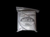 Made in Japan Corporation F-4 Polyethylene Bags with Zipper Unipack GP Color Chuck White Bottom Zipp