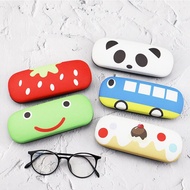 Cute Kids Glasses Case Hard Panda Portable Hard Case For Myopia Glasses Girl New Year Gift With Cleaning Cloth Dropship