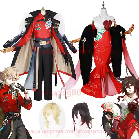 NEW Jia Duo Bao X Honkai Star Rail Tingyun Fugue Cosplay Costume Ting Yun Aventurine Cosplay Costume