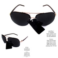 Black Aviator Sports Glasses No Steel Frame