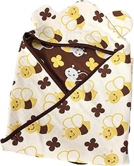 Hiorie Swaddle with Ears, 5 Layered Gauze, Made in Japan, Approx. 33.1 x 33.1 inches (84 x 84 cm), B