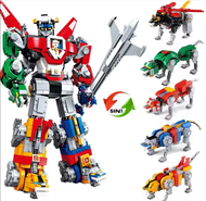 New 2334-piece Creative MOC Display Building Blocks Toy Voltron Building Blocks Birthday Christmas G