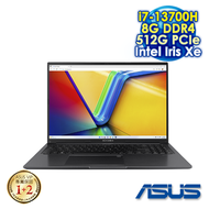 【線材禮包大放送】ASUS Vivobook 16 X1605VA-0041K13700H 搖滾黑 (16 WUXGA IPS/Intel i7-13700H/8G DDR4/512G PCIE SSD/WIN 11)