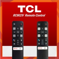 TCL TV Remote RC802V FMR1 Basic/Voice Tcl Smart Tv 65P8S 49S6800Fs 49S6510Fs Alat Kawalan Jauh