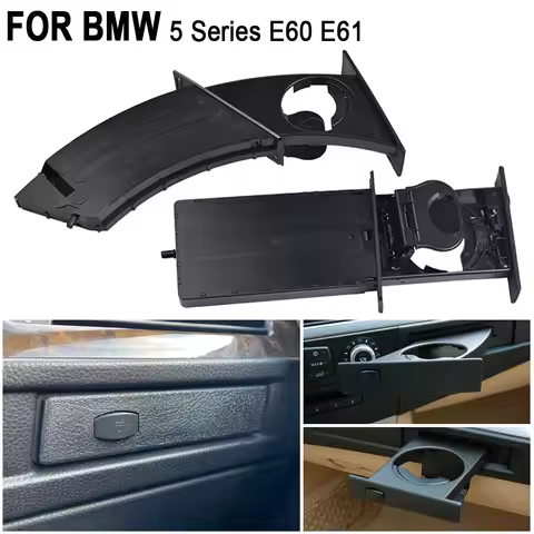 New Car Front Drink Cup Holder OEM For BMW 5 Series E60 E61 M5 525i 528i 530i 535i 550i 2004-2010 51