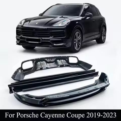 Carbon Fiber Front Lip Rear Diffuser Side Skirt Spoiler For Porsche Cayenne Coupe 2019-2023 TAKDMode