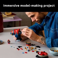 LEGO 76326 Marvel Super Heroes Iron Spider-Man Bust Building Kit (379 Pieces)