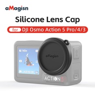 A aMagisn DJIOsmo Action5Pro Silicone Lens Cap Action5Pro Lens Protective Case Camera Accessories