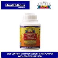 21st CENTURY CHILDREN WEIGHT GAIN POWDER-CHOCOLATE, WITH COLOSTRUM 250G