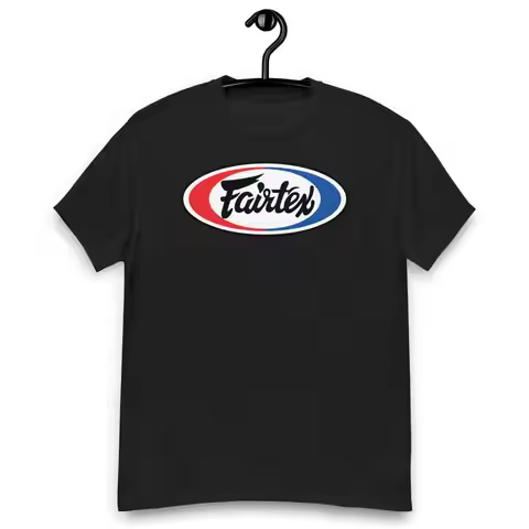 Fairtex Inspired Logo Unisex t shirt Black Navy Size S 5XL