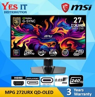 MSI MPG 272URX QD-OLED 26.5"( 26.5" QD-OLED UHD 0.03MS 240HZ) OLED GAMING MONITOR