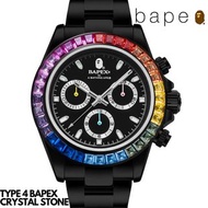 🇯🇵日本代購 A BATHING APE TYPE 1 BAPEX CRYSTAL STONE BAPEX手錶 猿人手錶 生日禮物 週年禮物 聖誕禮物 情人節禮物 Birthday gift Chri