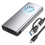 NVMe Enclosure SSD M.2 Adapter SSD NVMe to USB C 3.2 Gen 2 10Gbps NVMe Adapter for 2242 2280 SSD Par