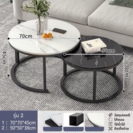 โต๊ะกลางโซฟา โต๊ะรับแขก ลายหินอ่อน ขาว+ดำ  โต๊ะหินอ่อน Furniture  โต๊ะกลางโซฟา ดีไซน์สวยหรู พร้อมส่ง