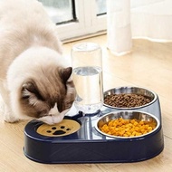 Pet Cat Dog Food Drink Dispenser Container KS
