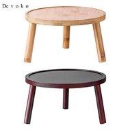 Devoko Small Wooden Plant Stand Planter Rack Fireplace Flower Pot Holder Mini Plant Table for Potted